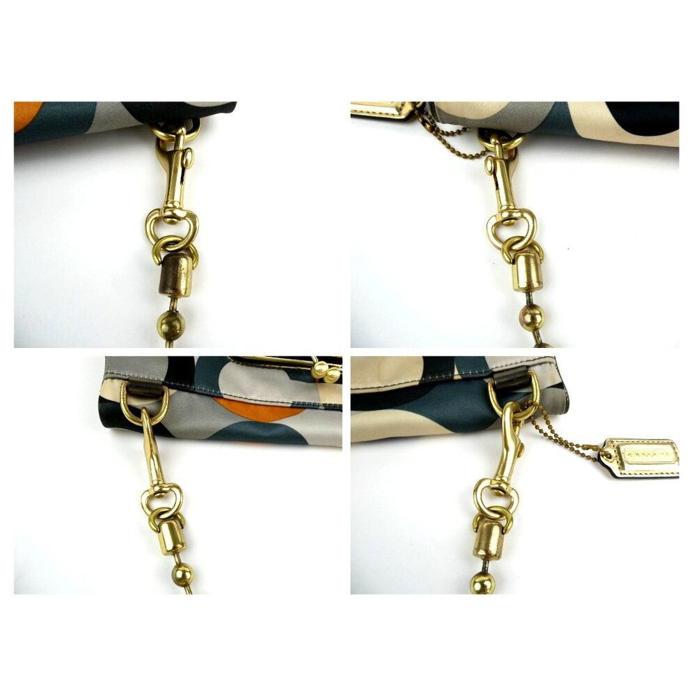 Coach Op Art Foldover Shoulder Bag 12928 - Picture 8 of 14